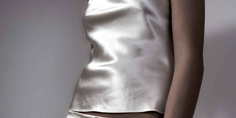 Anne Wiggins Luxury Silk Pyjamas Model