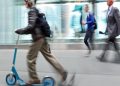 man on scooter