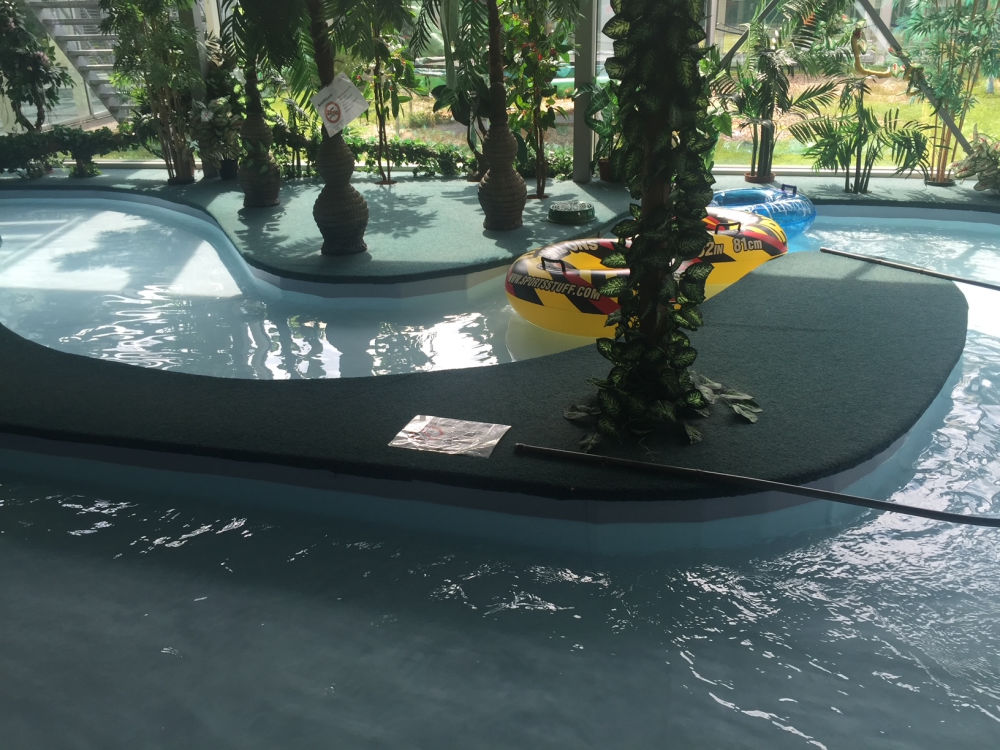 Abandoned lazy river