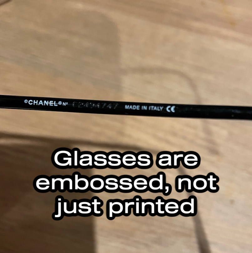 How to spot fake Chanel sunglasses